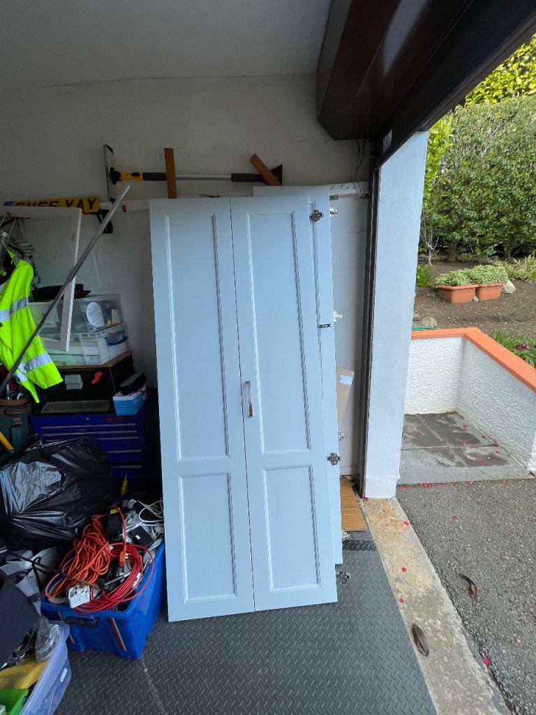 Bi-fold doors ex kitchen larder