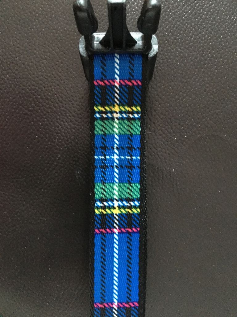 Ancol Adjustable Tartan Dog Collar