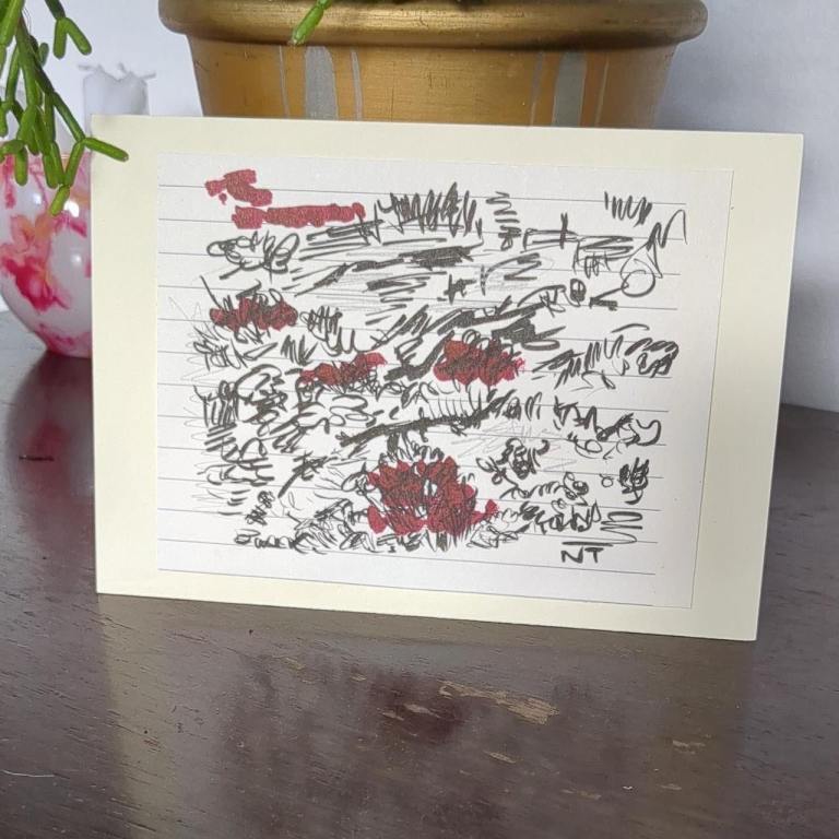 Original hand-drawn art 'The Grass' #handdrawn  