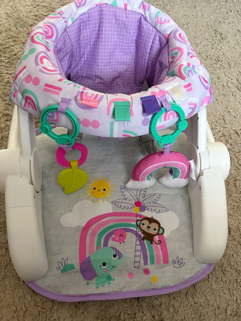 Bright Starts Sit & Play Activity Seat – Multicoloured, Good Condition
