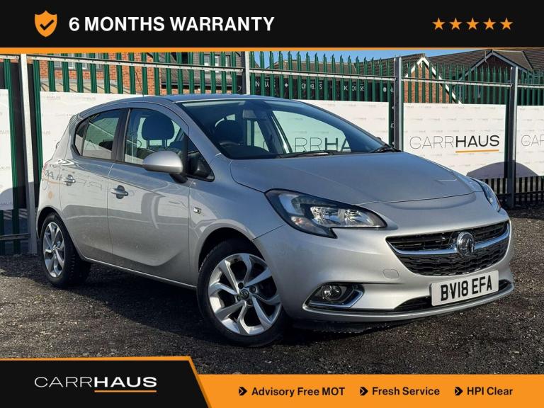 2018 Vauxhall Corsa 1.4 Corsa SRI 5dr Hatchback Petrol Manual