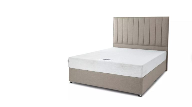 Free Beige Double Bed and Mattress