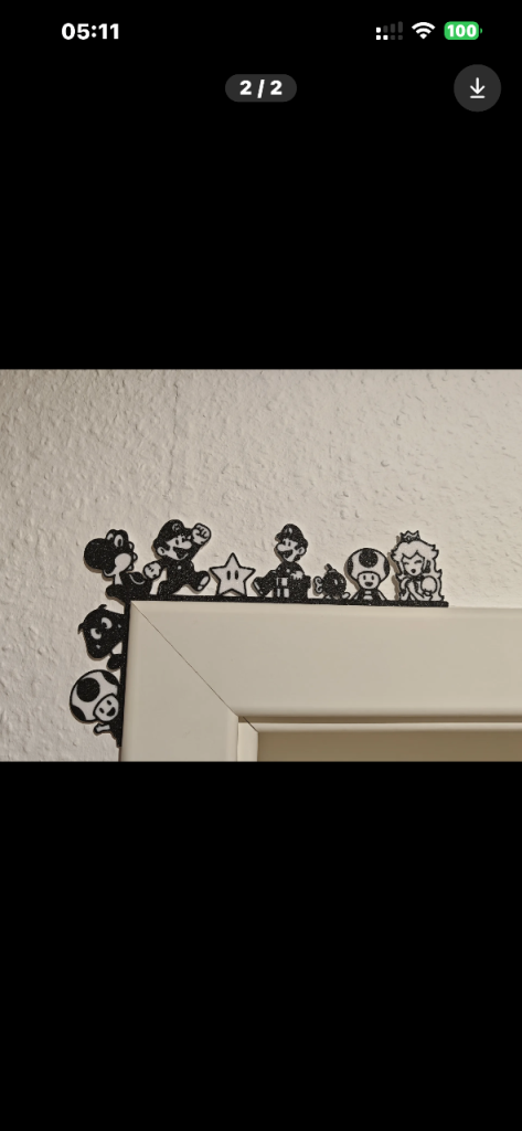 Super Mario Bros. Door Corner Decoration New