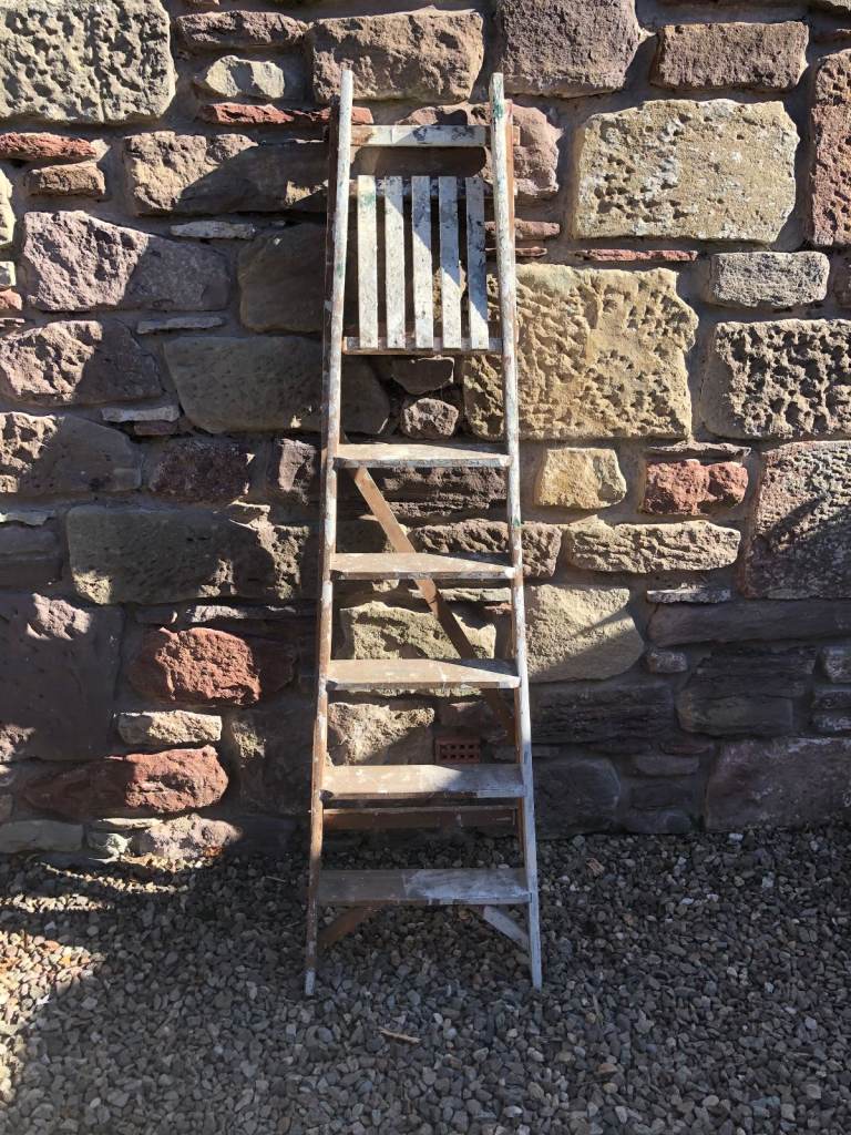 6 Rung Wooden Painters Stepladder (H)