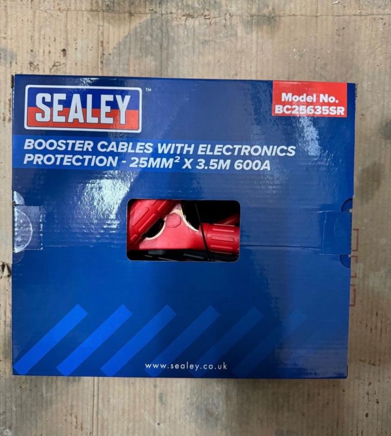 Brand New Sealey Booster Cable Jump Leads with electronic Protection