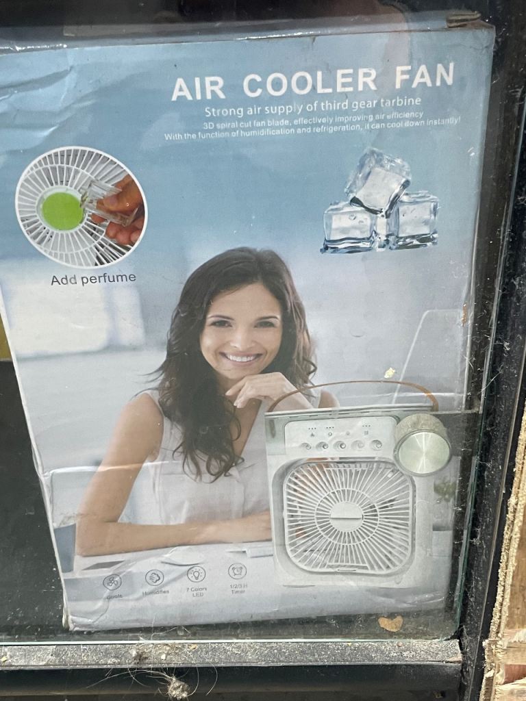 New Portable Air Cooler Fan – White, USB Powered