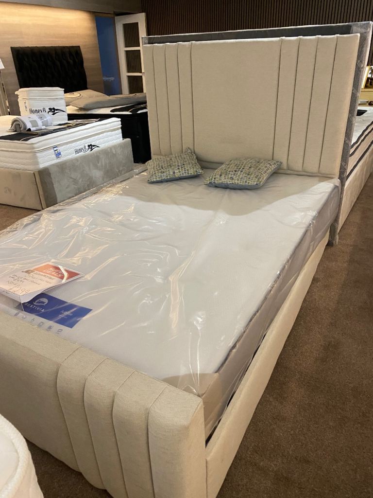 Ex display double bed and mattress £385 