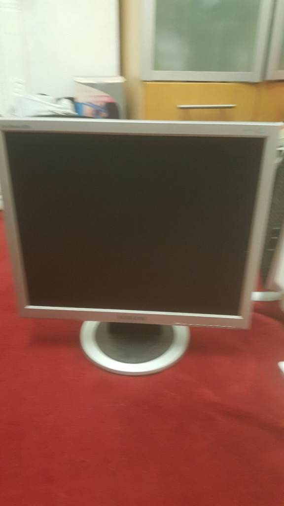 Computer Monitor - Silver, Good Condition