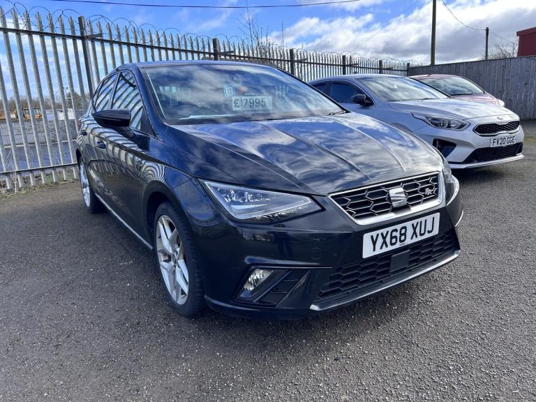 2018, SEAT IBIZA 1.0 TSI FR Black Manual Petrol