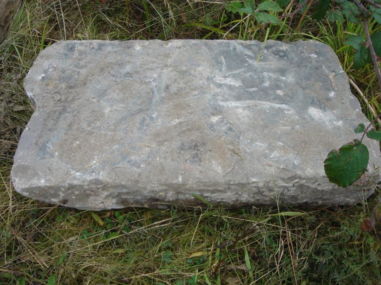 Stone slab/lintel - garden seat