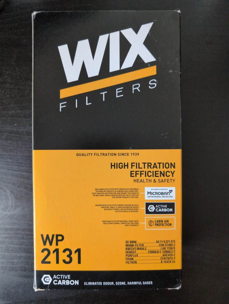 BMW and MINI WIX Cabin Filter 