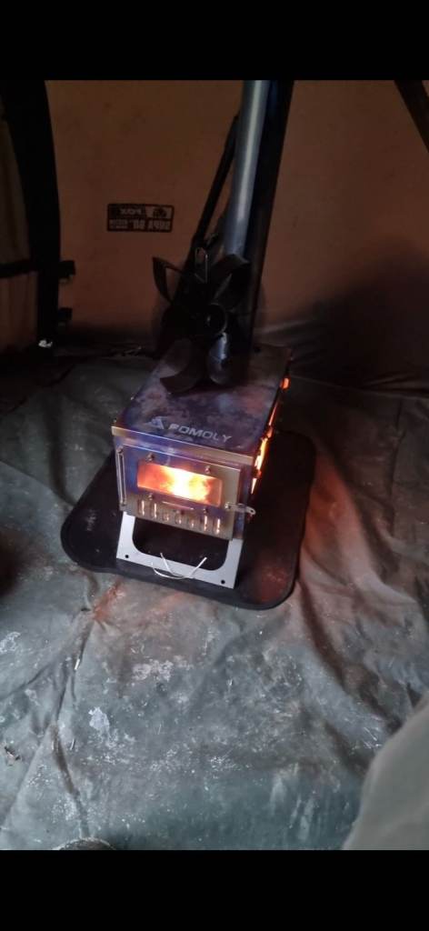 Pomoly ti mini 0.6 hot tent stove