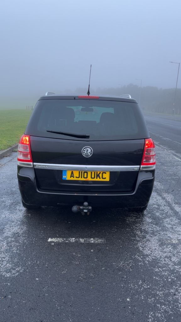 Vauxhall, ZAFIRA, MPV, 2010, Manual, 1598 (cc), 5 doors