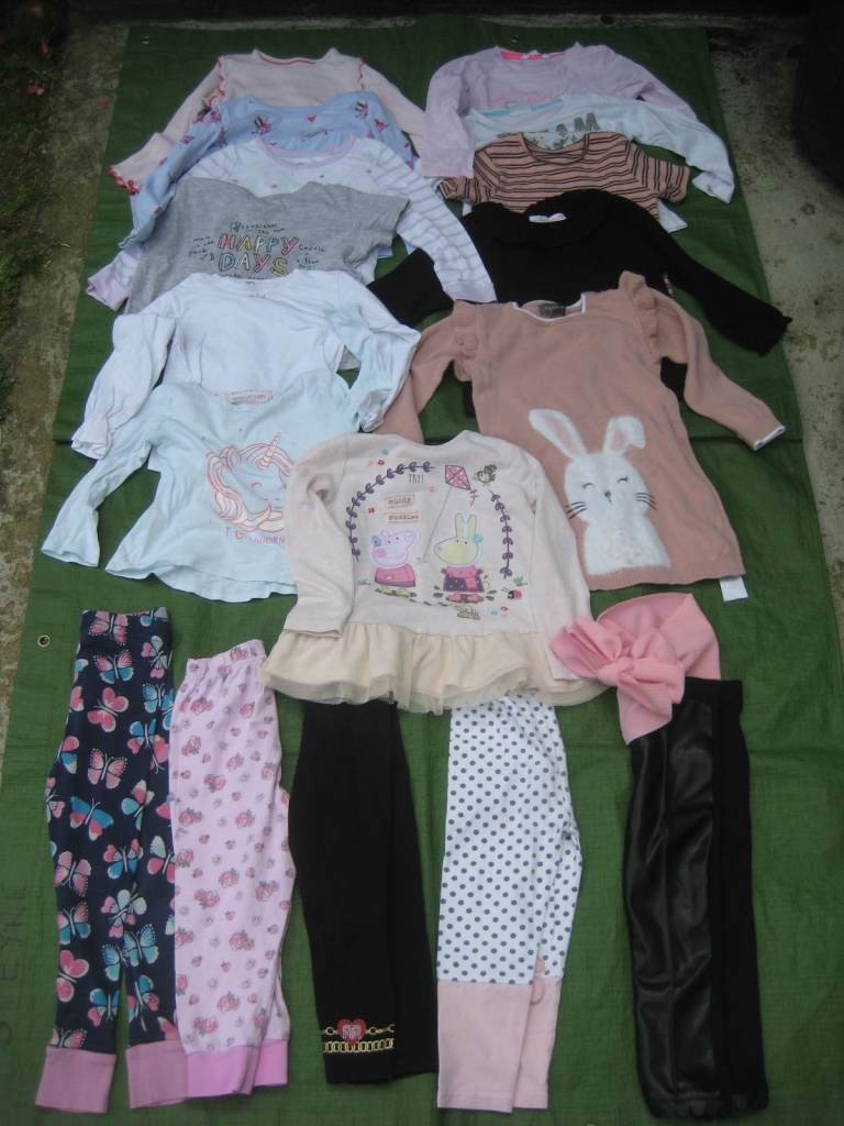 PRICED TO CLEAR: 18 Items of Clothing for 18 months to 3 Years Old Children for Only £5.00