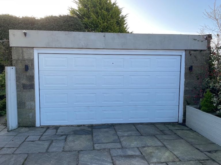 Electric double garage roller door - 430 x 220cm