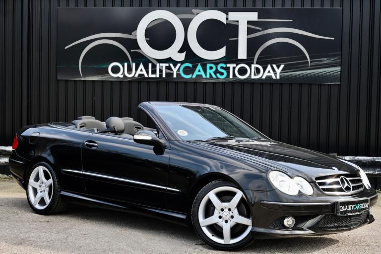 Mercedes CLK 280 3.0 V6 AMG Sport Convertible + Obsidian Black + Heated Seats