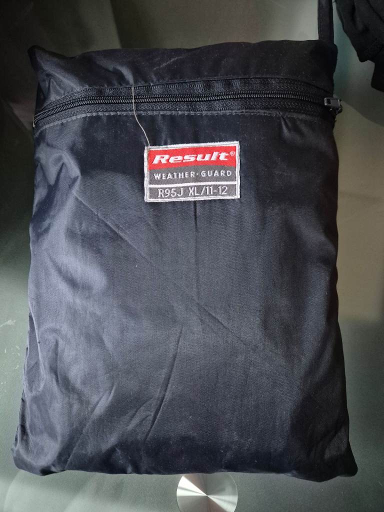 Navy Blue Rain Pants And Jacket 