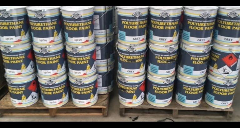 Heavy Duty Polyurethane Floor Paint - 20ltr.....GRAY Free delivery