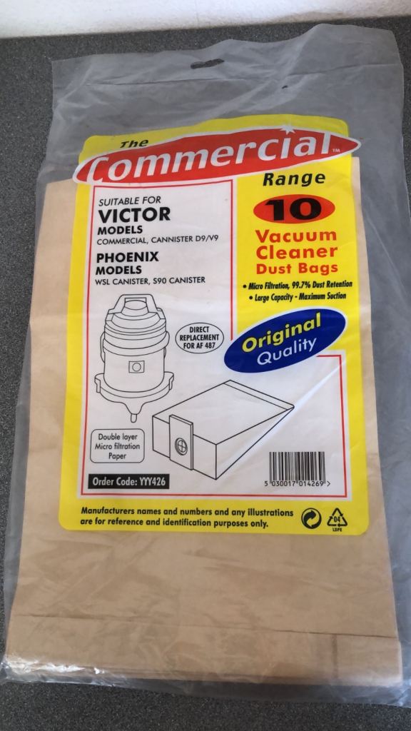 Vacuum dust bags - victor & phoenix models