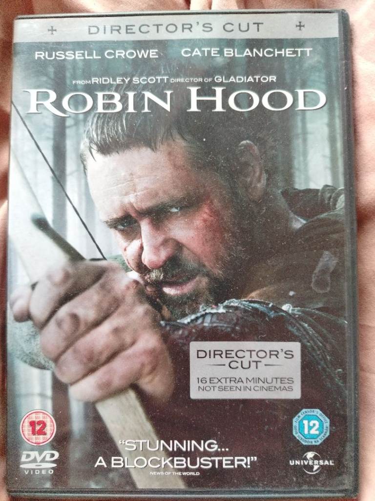 Robin Hood dvd Russell crowe (Directors cut) 
