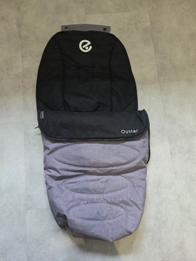 Babystyle Oyster 2 special edition pushchair grey footmuff & foot cover