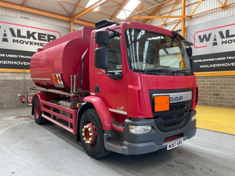 DAF LF230 *EURO 6* 4X2 13,000 LTR ALUMINIUM FUEL TANKER - 2018 - WU67 GBX