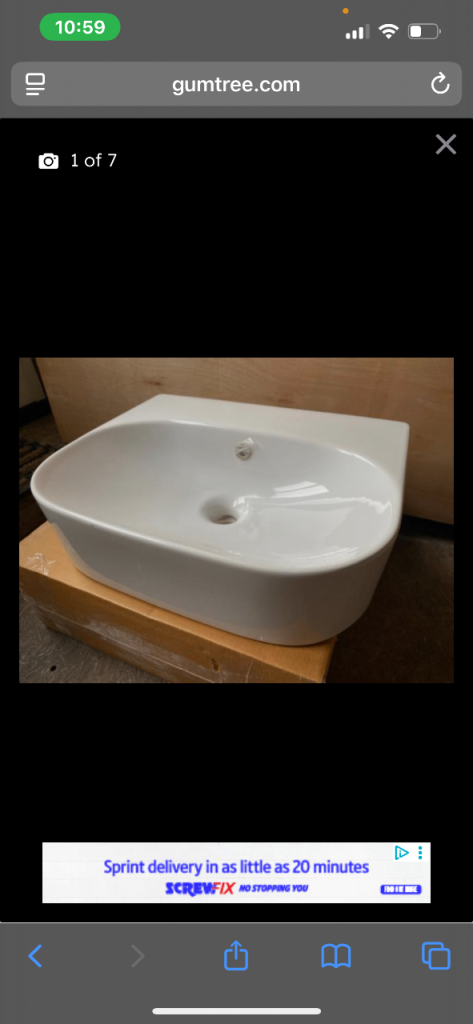 Brand new basin 