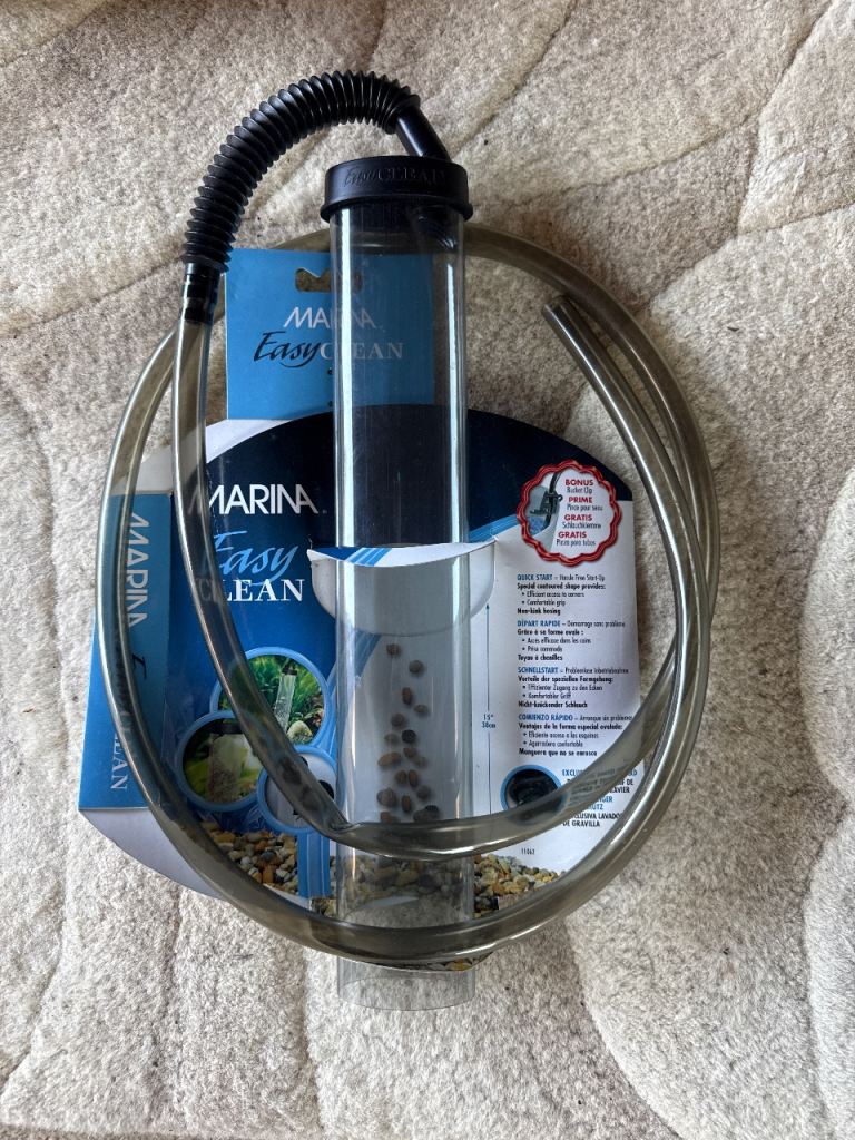 New Marina Easy Clean Aquarium Gravel Cleaner Siphon