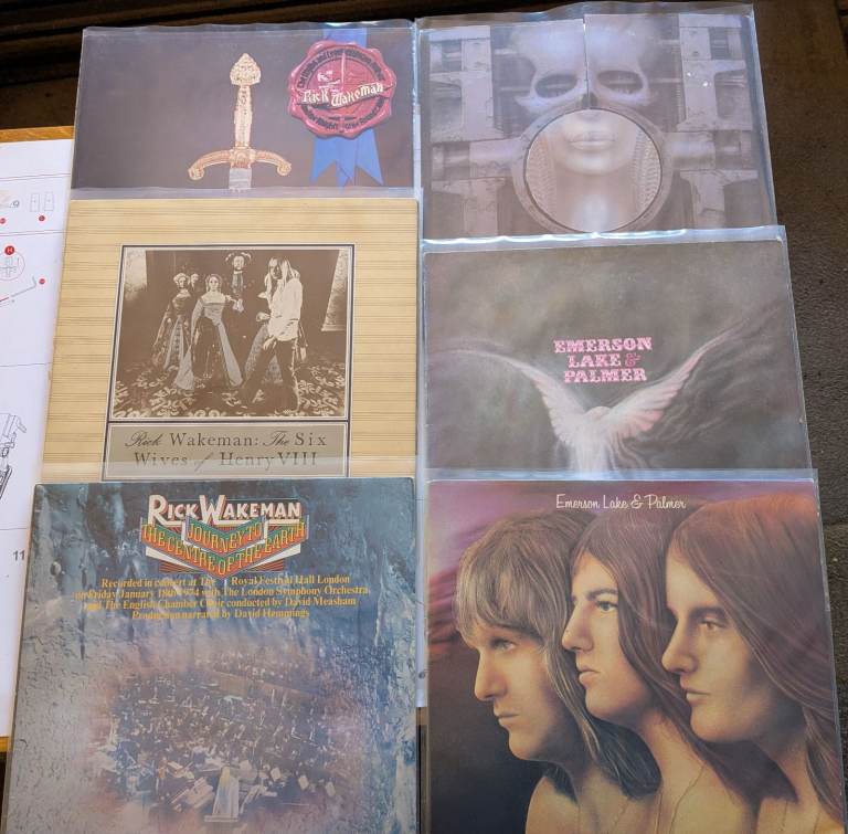 Rick Wakeman & Emerson Lake & Palmer Vinyl Records