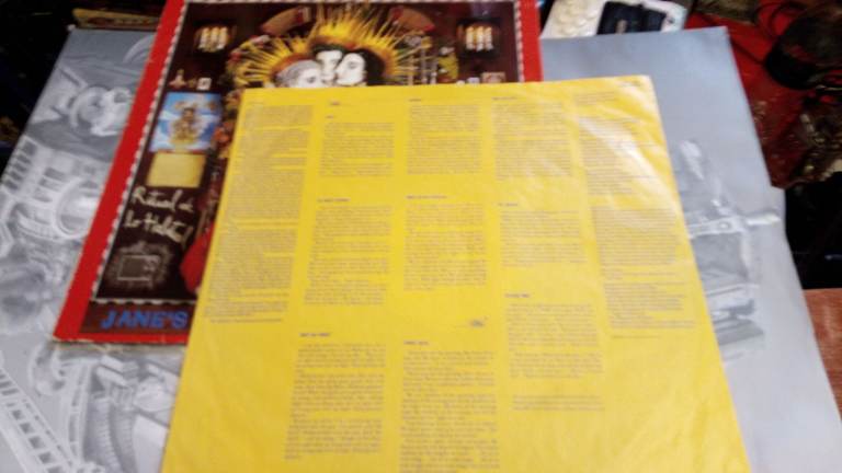 JANES ADDICTION  RITUAL DE LO HABITUAL  FIRST PRESS  1990 EX AND INNER VINYL