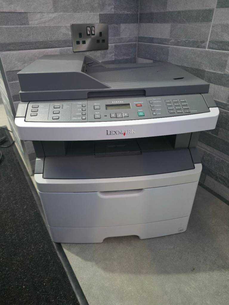 Lexmark X264dn Laser Printer – Fully Working, Original Roller, Ethernet Cable