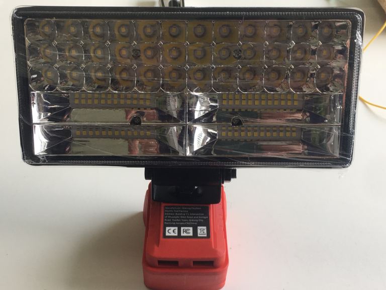 Brand New and Unused, boxed Wireless LED Work Light, 90W to fit Milwaukee battery