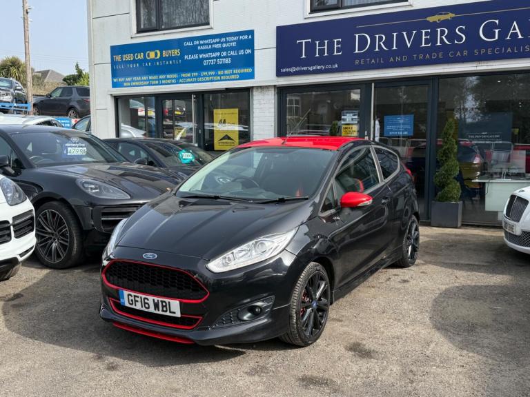2016 Ford Fiesta 1.0T EcoBoost Zetec S Euro 6 (s/s) 3dr HATCHBACK Petrol Manual
