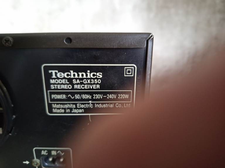 Technics tuner 