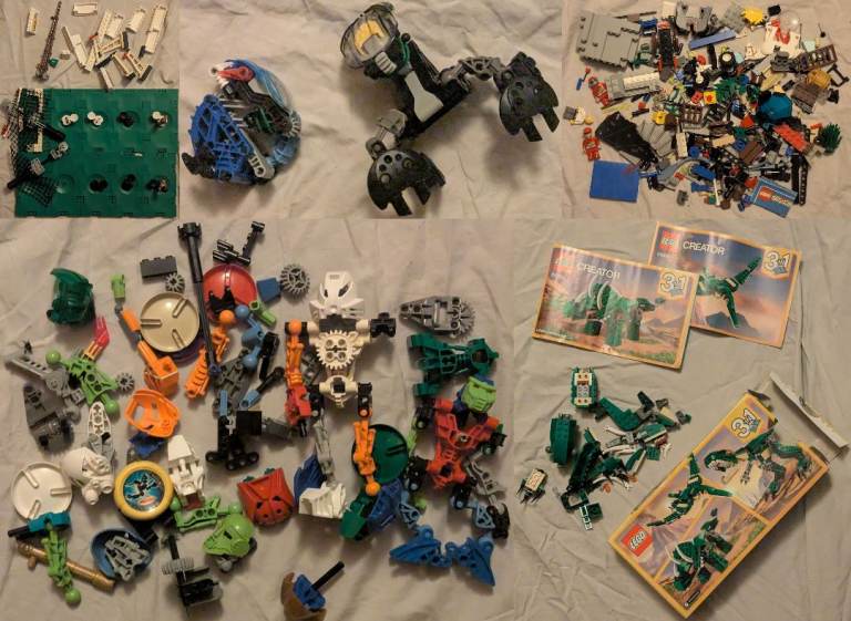 Job Lot of Lego, approx 1.5 Kg, Inc Mixed Bionicle parts, Championship ...