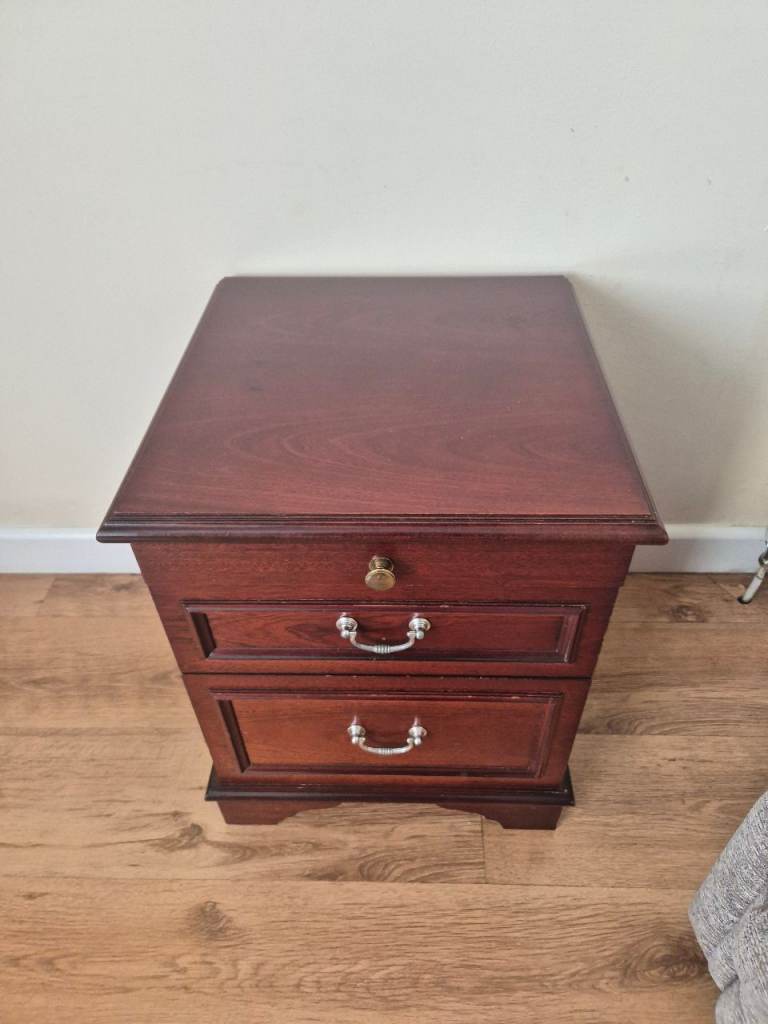FREE Wooden Bedside Table with Two Drawers – Good Condition
