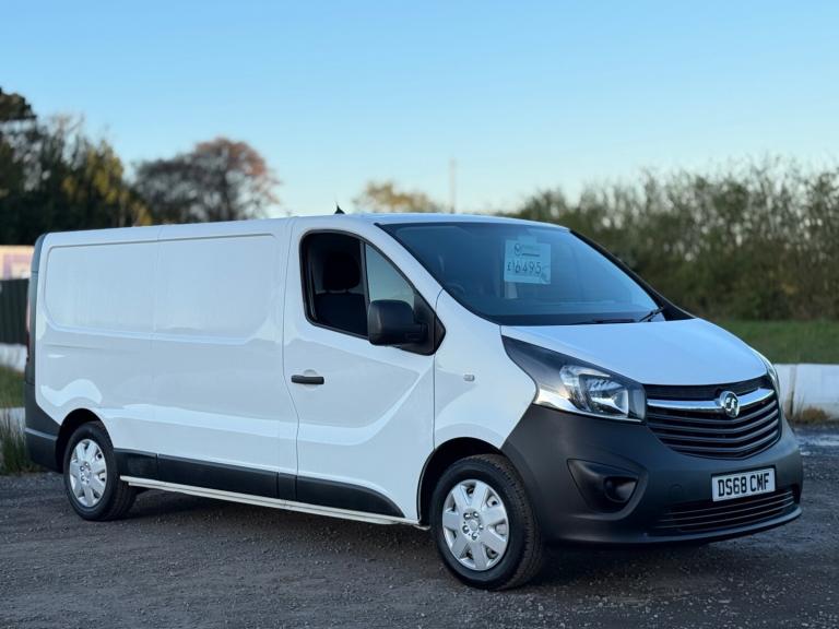 2018 Vauxhall Vivaro 2900 1.6CDTI 120PS LWB L2H2 NO VAT EURO 6  PANEL VAN Diesel Manual