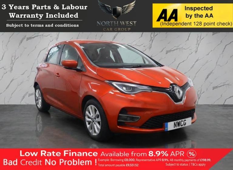 2021 Renault Zoe R110 EV50 52kWh Iconic Hatchback 5dr Electric Auto (Rapid Charge) (107 bhp) Hatc...