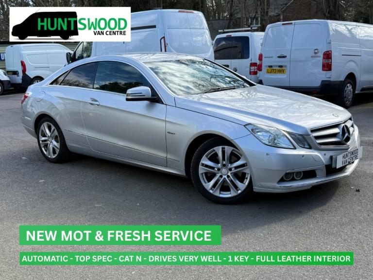 2011 Mercedes-Benz E Class E250 BlueEFF SE Edition 125 2dr Tip Auto COUPE Petrol Automatic