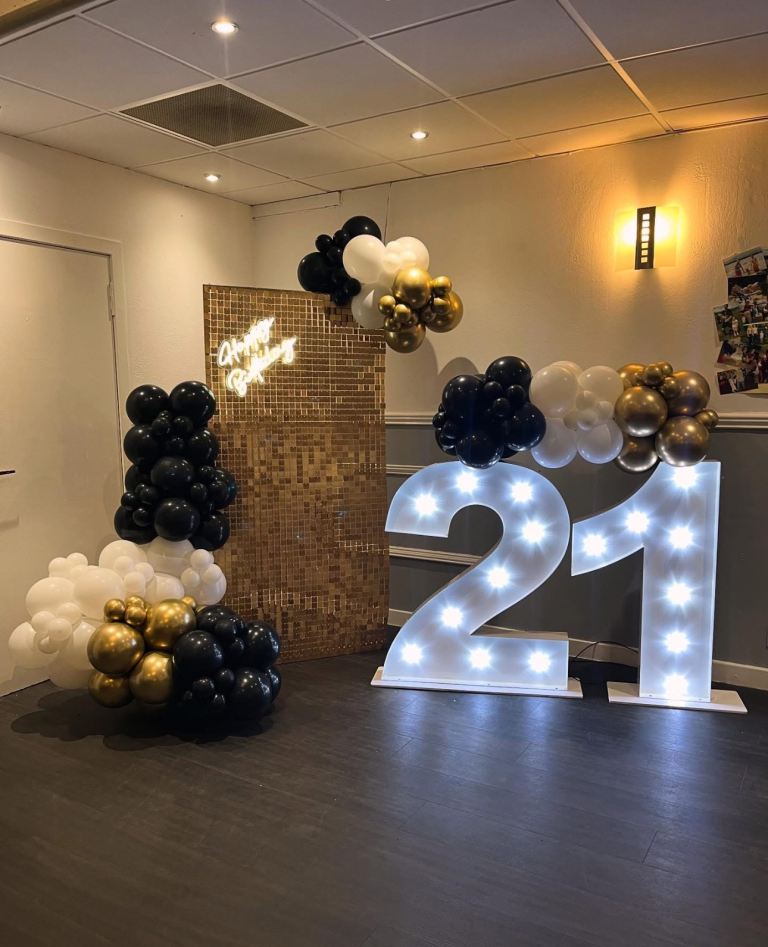 LED Letters & Numbers available for hire 