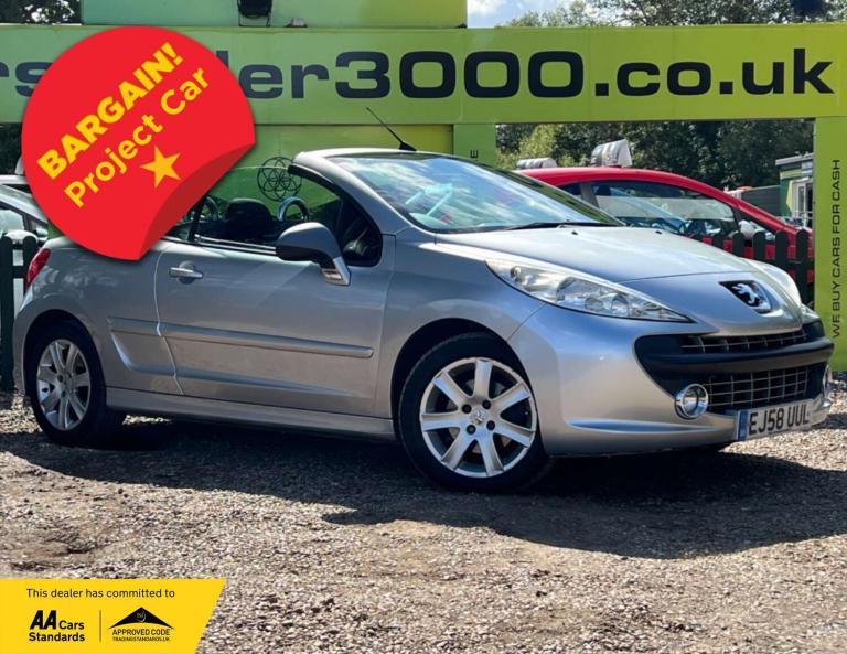 2009 Peugeot 207 1.6 16V Sport 2dr CONVERTIBLE PETROL Manual