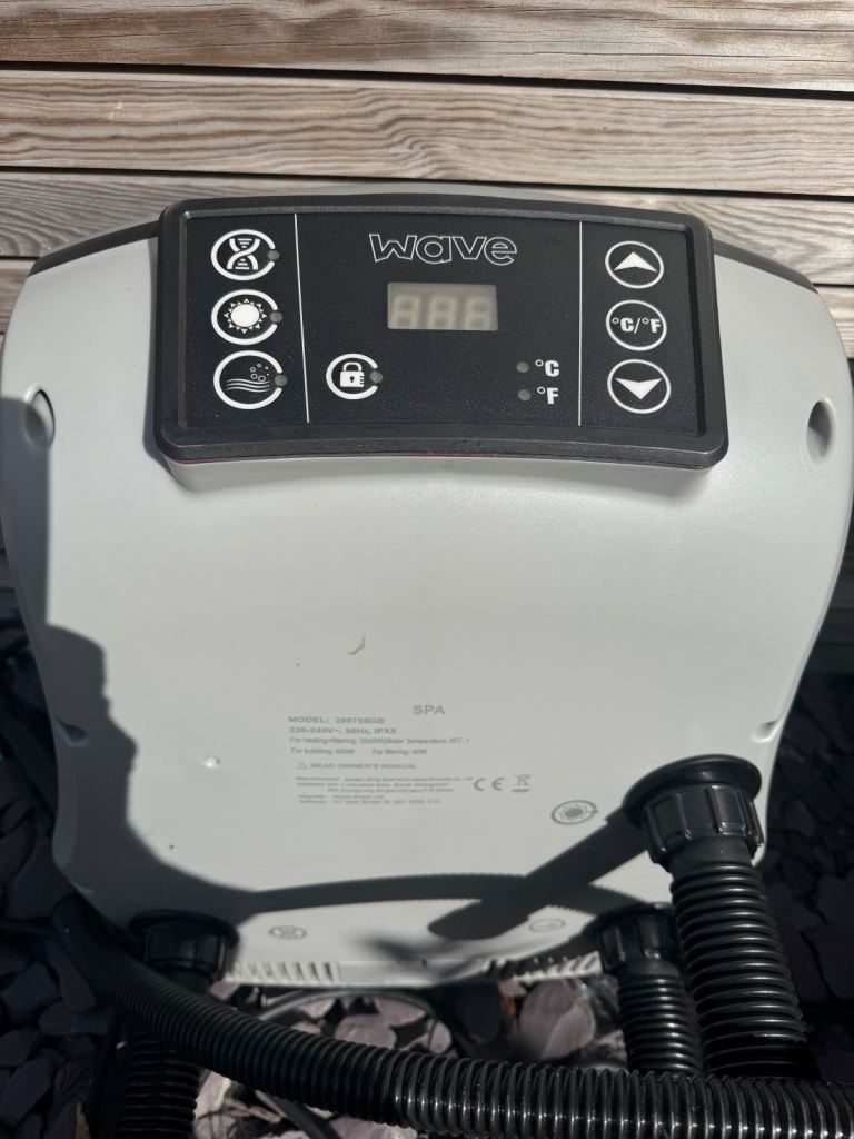 Wave spa heater pump unit 