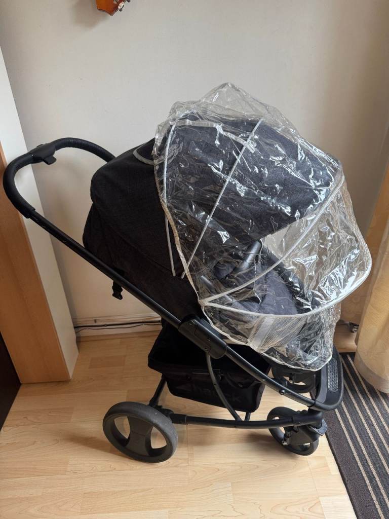 Hauck Pacific 4 Shop N Drive Child Pushchair Buggy Stroller (birth to 13kg) Grey
