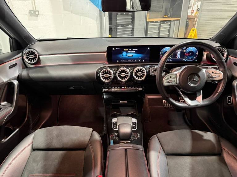 2019 Mercedes-Benz A-Class 1.5 A180d AMG Line Premium Saloon 4dr Diesel 7G-DCT Euro 6 s/s 116 ps ...