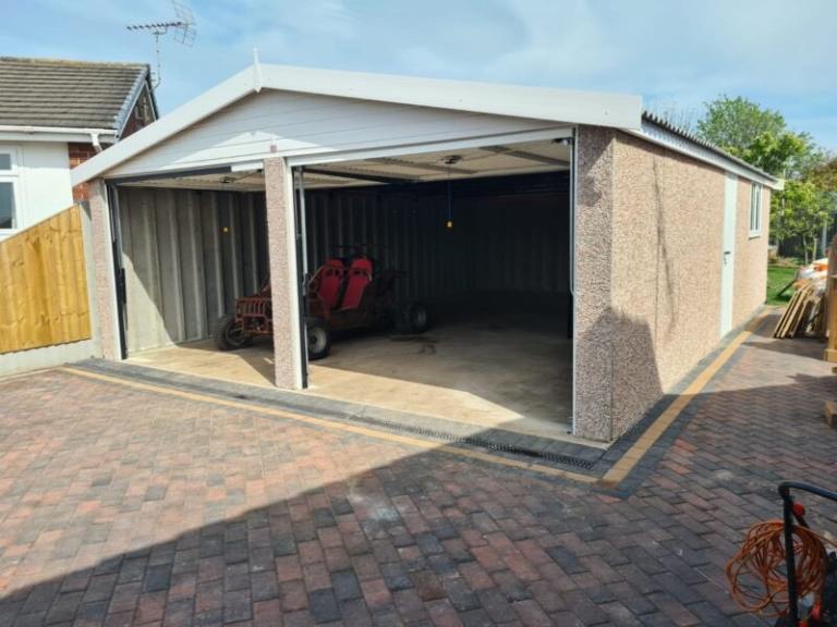 Double garage wanted sectional concrete 