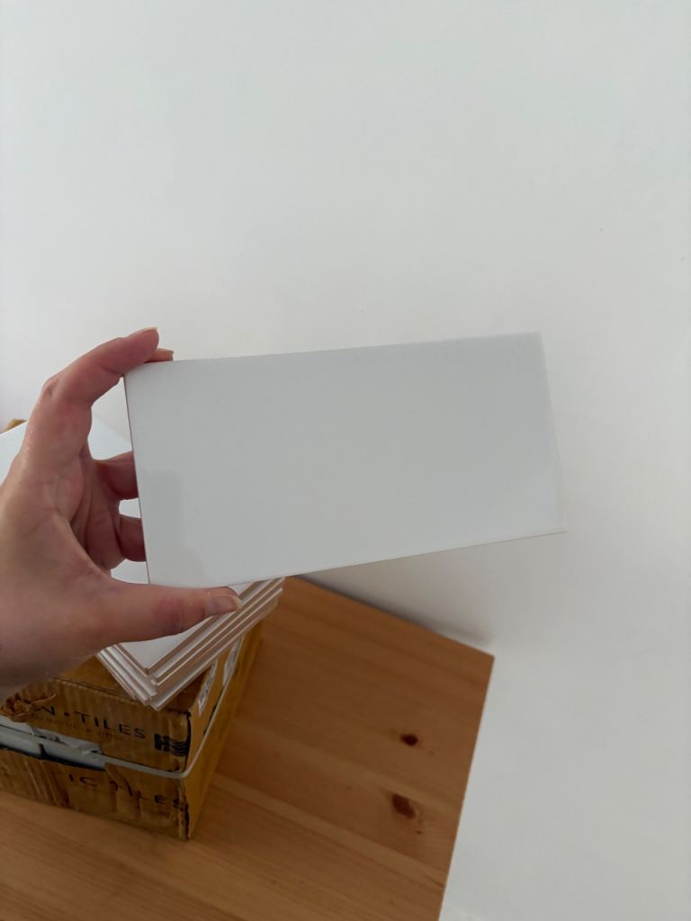 Over 1m2 of White Tiles