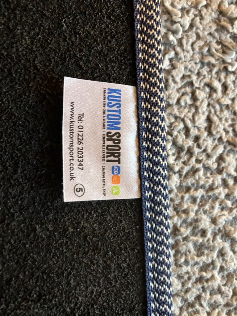 Motorhome cab carpet