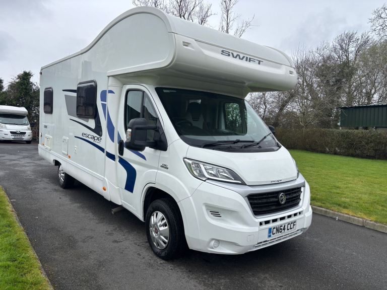 2015 Swift Escape 686 Coachbuilt Motorhome. 6 berth 5 belts. 3.5t Full Mot. 2.3 Ducato