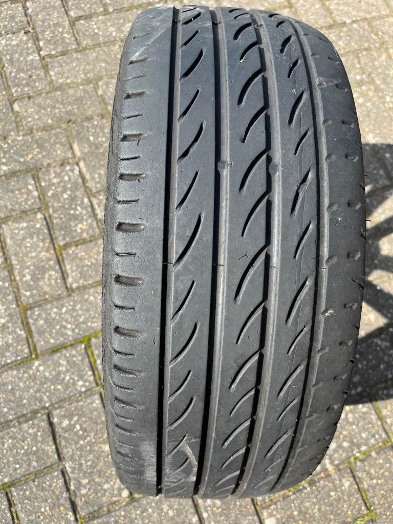 One Abarth 595 wheel and tyre 205/40/17 ZR W 84, reduced to £75 real bargain. Reposted Dec 2025