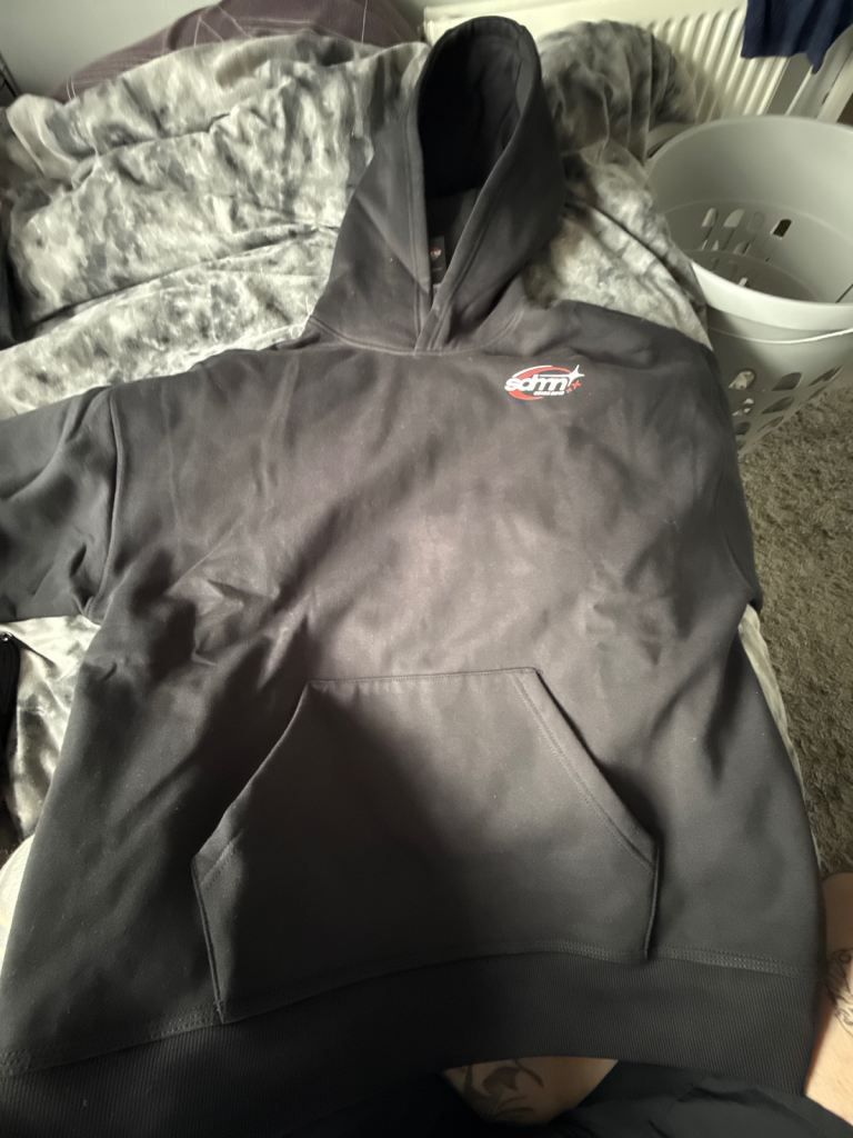 Black Sdmn hoodie speed racer collection 